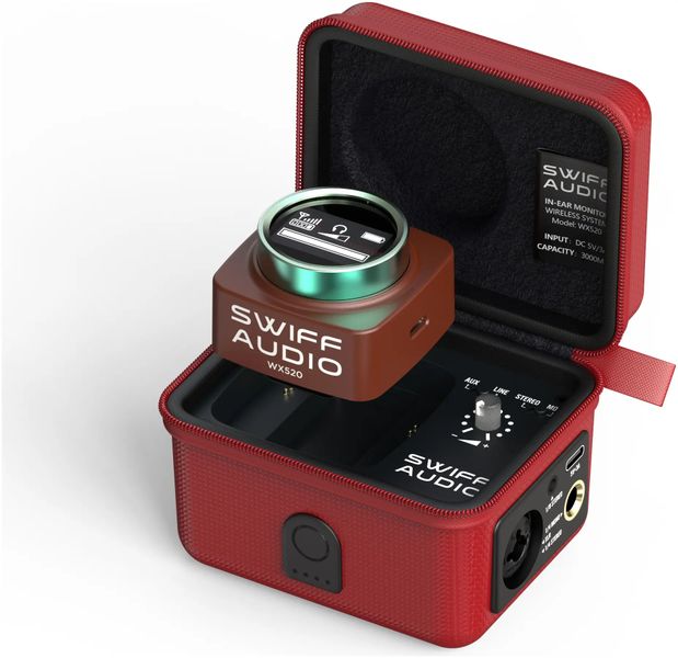 SWIFF Audio WX-520-RED Wireless In-ear Monitor System