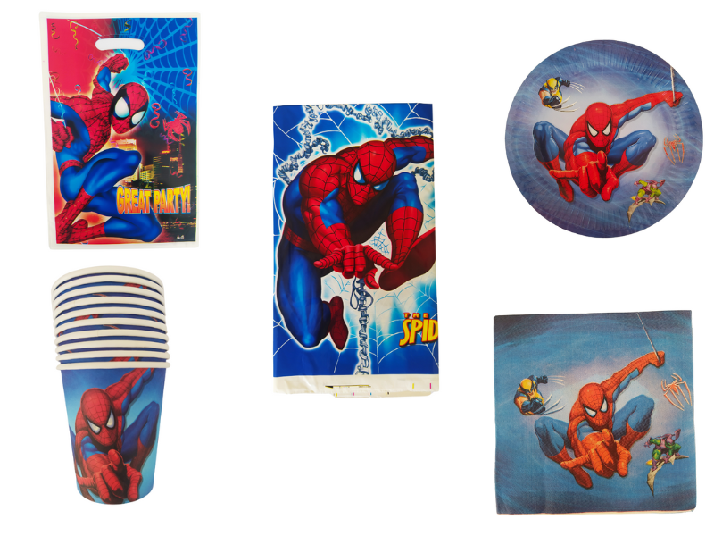 Spiderman Party Decorations - 51 Pieces