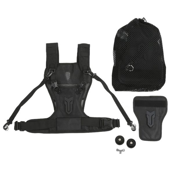 Nylon Dual Camera Chest Harness