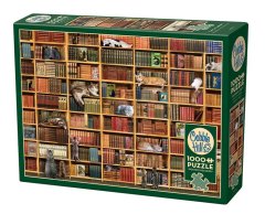 Cobble Hill The Cat Library 1000 Piece Puzzle