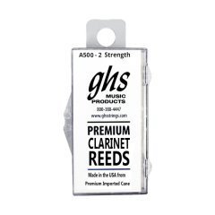 GHS A500 clarinet Reeds 2 strength pack of 5