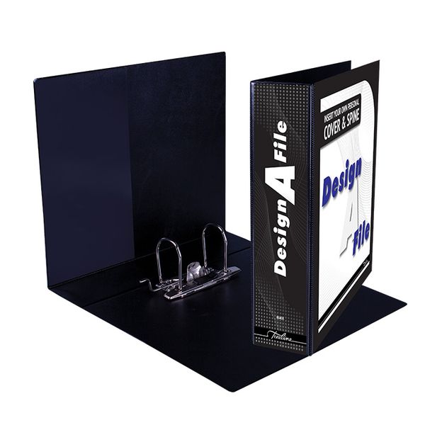 Design-A-File A4 70mm Lever Arch File - Black