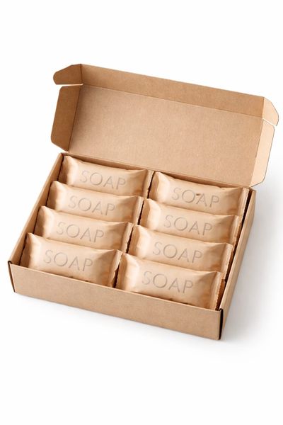 Cream Mini Toiletries Bar Soap (20g) Pack Of 20