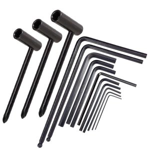 14Pcs Guitar Wrench Set, 4mm &amp; 5mm Ball End Truss Rod Wrench Tool, Fit Most