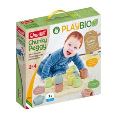 Quercetti Chunky Peggy Eco-Friendly Peg Board Activity Set