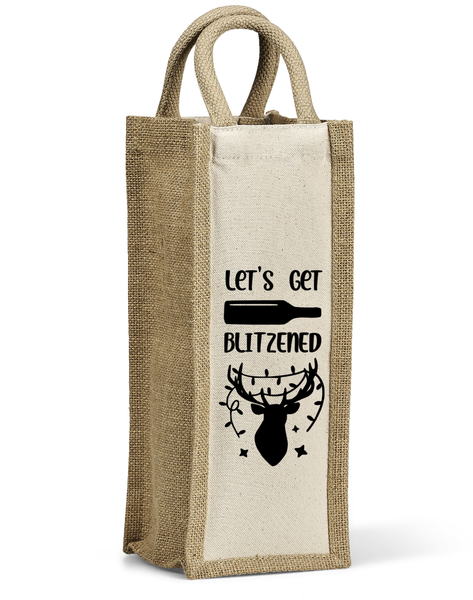 Wine Bag - Christmas Lets Get Blitzened