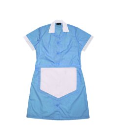 Javlin - 3 Piece Housekeeping Uniform - Sky &amp; White