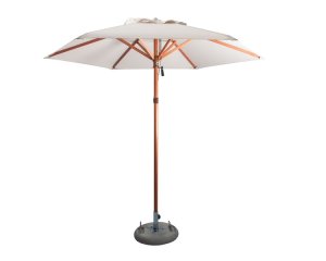 Cape Umbrellas - 2.6m Classic Line Tokai Hexagonal Umbrella - Ecru