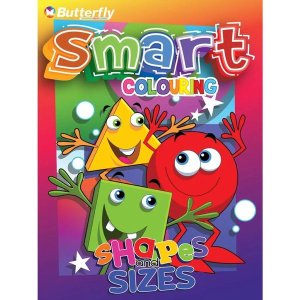 Smart Colouring &amp; Activity Book 96 Page Shapes &amp; Sizes