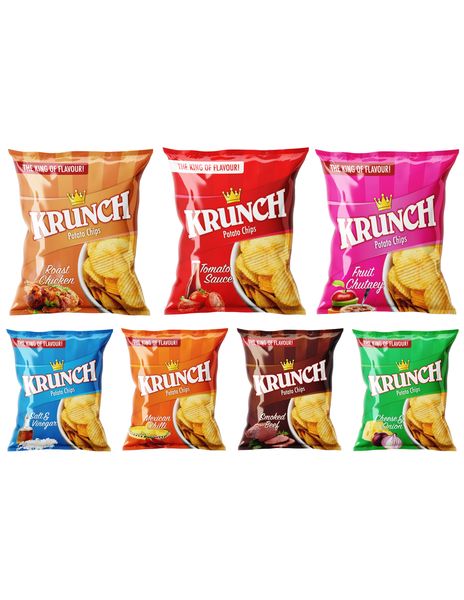 Krunch Potato Chips Multi Box (Mixed) - 30g x 14