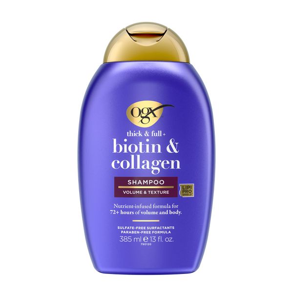 OGX Biotin And Collagen Volumising Shampoo 385ml (Sulfate Free)