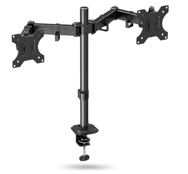 Dual Monitor Desk Mount, Max 27 Inch up to 17.6lbs,Fully Adjustable
