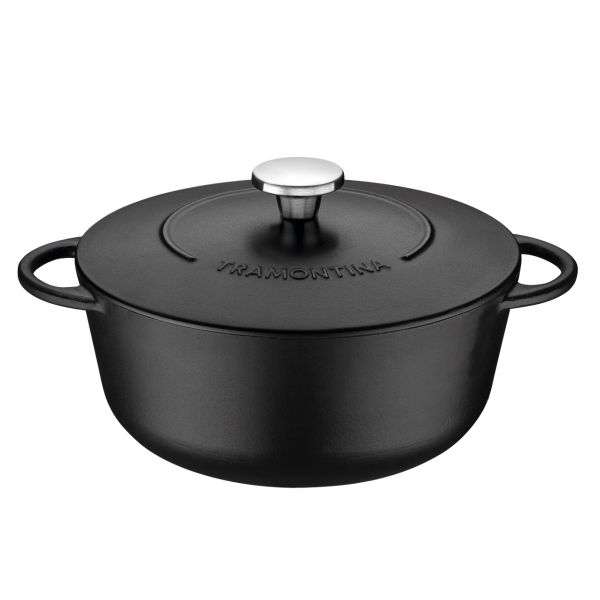 Tramontina 28cm 6ltr Cast Iron Casserole with Non-Stick Coating