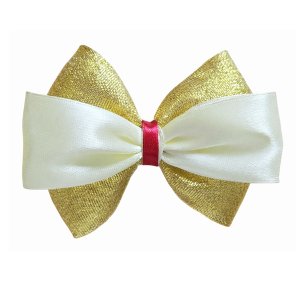 Yellow Princess Satin Ribbon Hair Clip