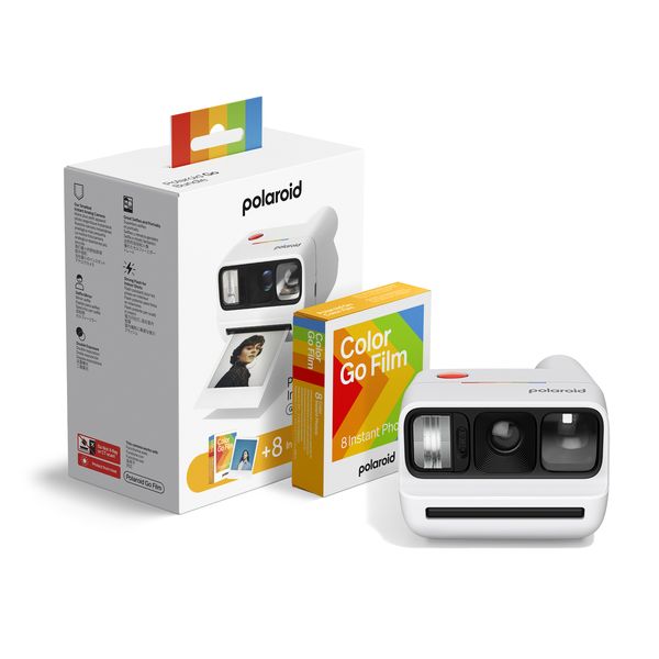 Polaroid Go Gen 3 Instant Camera + Color Film Bundle (8 Photos)