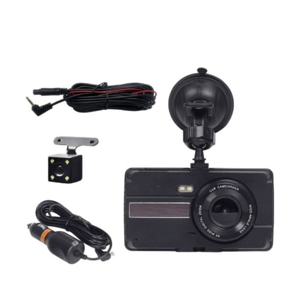 4-Inch Dash Cam With Rear View Camera