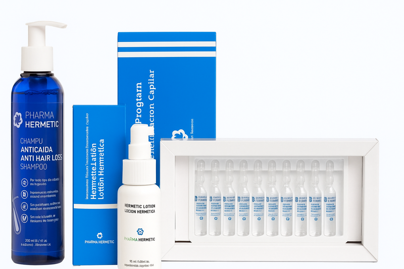 Pharma Hermetic Hair Loss Trio - SP55 Shampoo, Lotion &amp; Ampoules