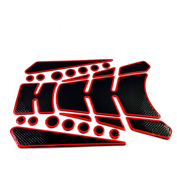Motorcycle tank pad Red