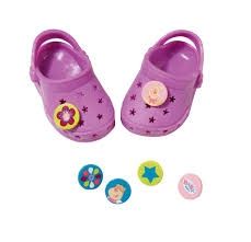 Baby Born Shoes With Funny Pins - Purple