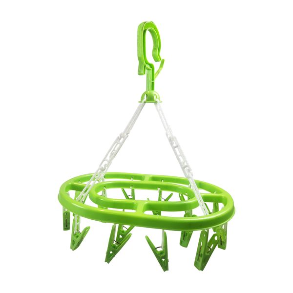 Baby Clothes Dryer Rack with 16 Pegs Plastic Clothes Dryer