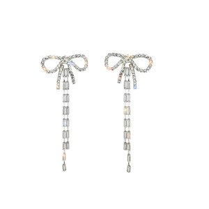 Women Silver Alloy Ball Earrings E0249