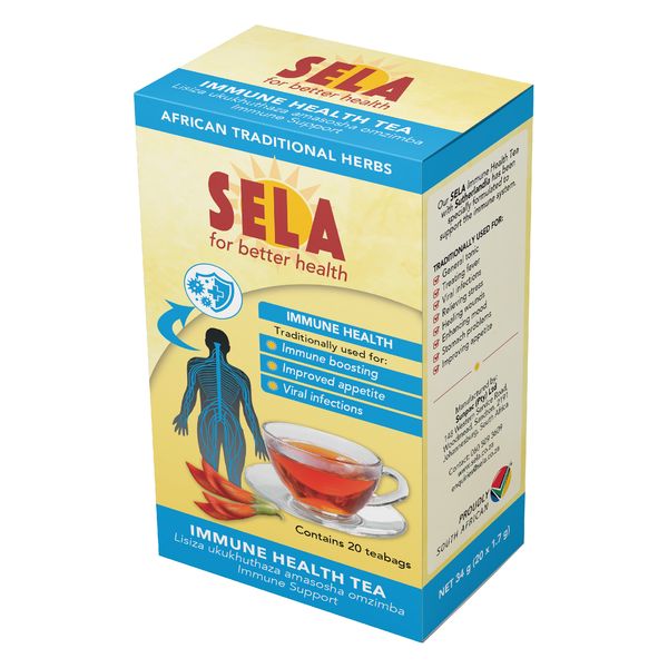 SELA Immune Health Tea Natural Herbs with Rooibos &amp; Sutherlandia