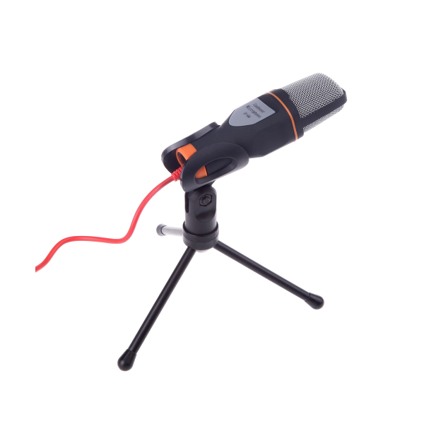 3.5mm Audio Wired Condenser Microphone With Holder Stand Q-888.