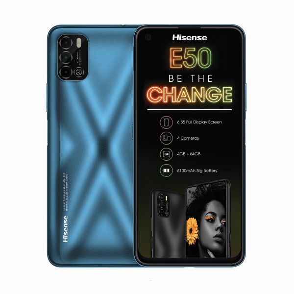 Hisense E50 64GB Single Sim - Blue
