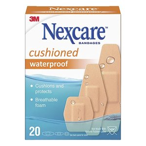 Nexcare - Cushioned Waterproof Assorted 20's