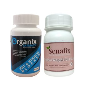 Organix Farmacy Fat &amp; Starch Blocker and Senafix Nuts to reduce Belly Fat