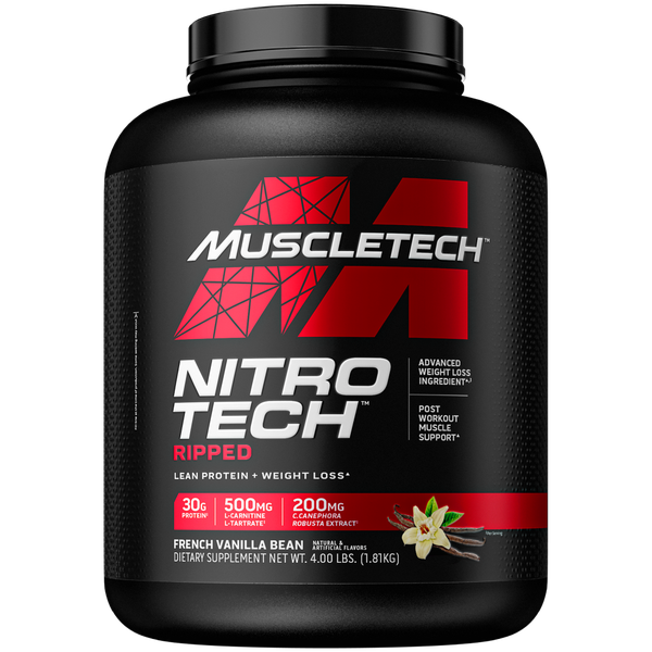 MuscleTech Nitro-Tech Ripped Performance Series French Vanilla Bean- 1.81kg