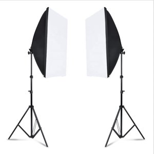 Studio kit Softbox Fluroscent set of 2 Lights by Z&amp;Z tech