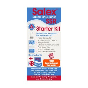 Salex Saline Sinus Rinse Starter Kit