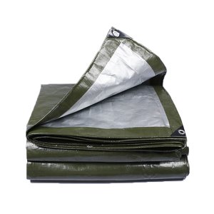 Waterproof Tarp Cover Heavy Duty Tarpaulin 3mx3m with Reinforced Grommets