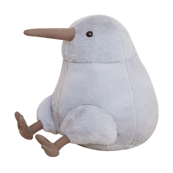Lifelike Kiwi Bird Plush Toy Gray Kiwi Bird Stuffed Body Pillow A