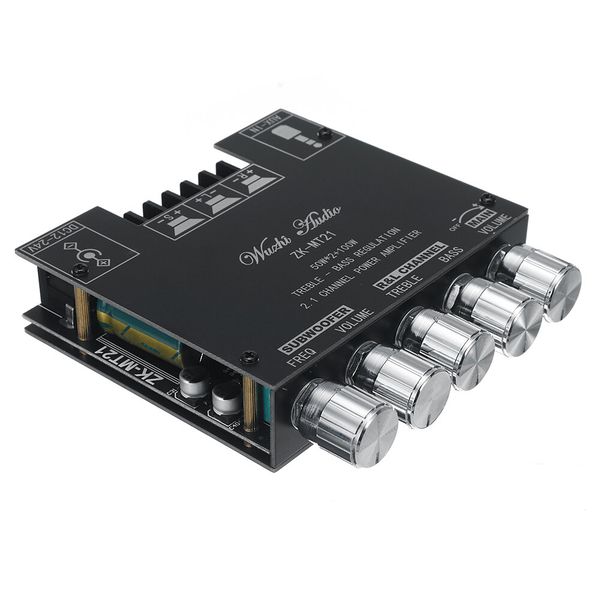 DIY Bluetooth 5.0 Mini Amplifier Board 2.1 Channel | 50WX2+100W