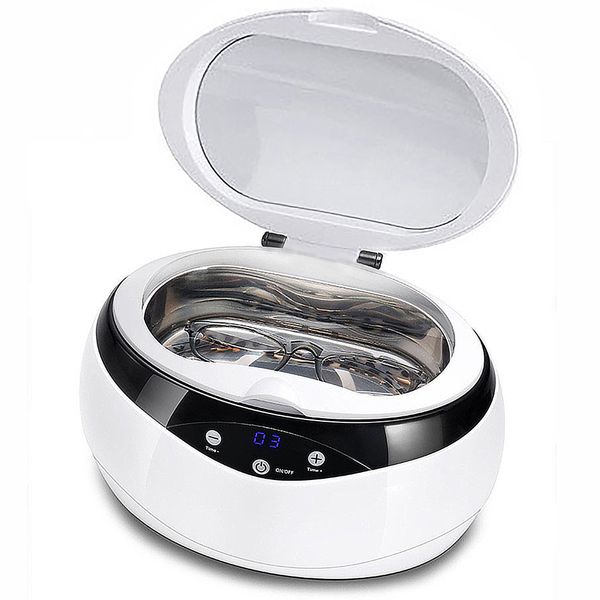 650ML Ultrasonic Cleaner Jewelry Watches Rings Razors Deep Clean Machine