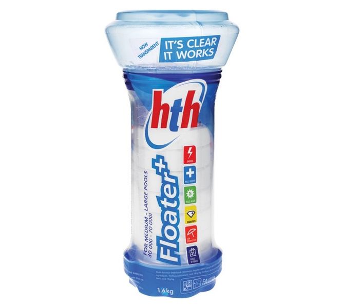 Floater Plus 1.6 kg - Multi-Action Stabilised Chlorine Pool Treatment