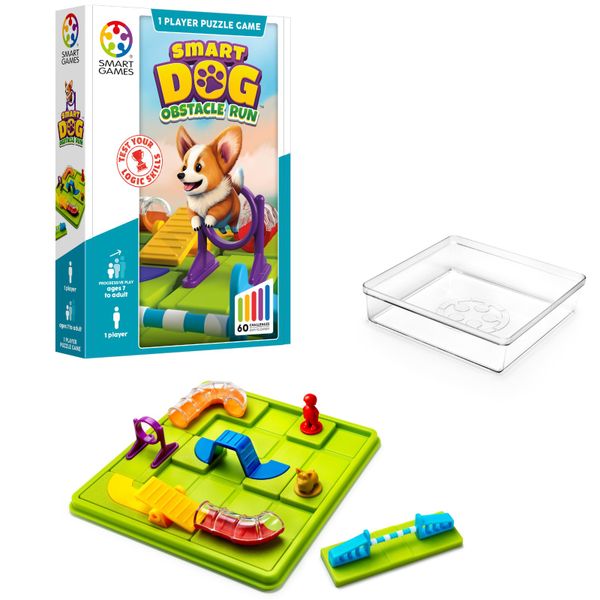 Smart Games Smart Dog Obstacle Run Logic Puzzle Game for Ages 7 to Adult