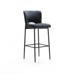 Pavia Fabric Barstool - Blue
