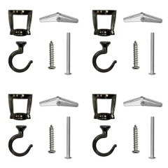 4 Pcs Ceiling Hooks for Hanging Plants for Hanging Birdfeeders