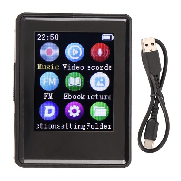 MP3 Player HiFi FM Radio Recording Electric Book Photo Portable MP4