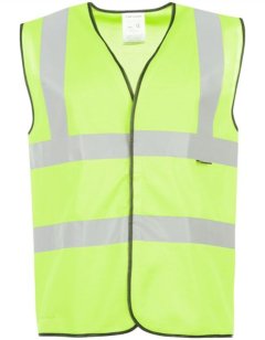 Dunlop Men - Hi Vis Utility Vest - Fluo Yellow - Parallel Import