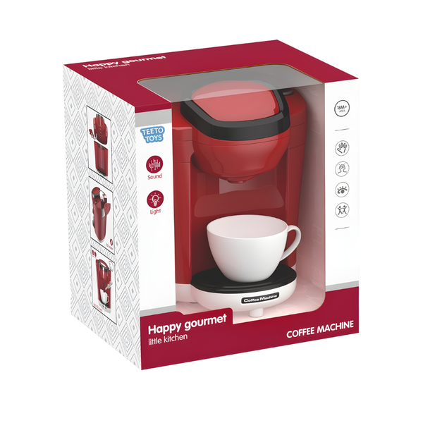 Toy Coffee Machine with Lights and Sound - Pretend Play for Kids