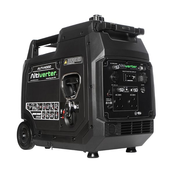 ALTIVERTER 4.5KVA Pure Sine Wave Inverter Generator - Black Edition 3.8KW