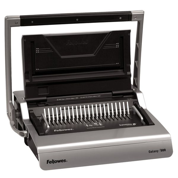Fellowes Manual Comb Binder, Galaxy, Binds 500 Sheets, Heavy Use