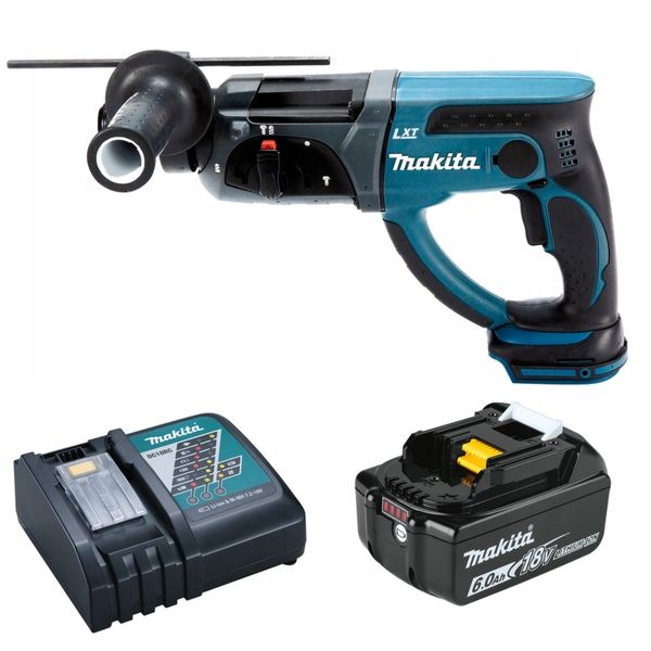 Makita - Cordless Rotary Hammer Drill with 6.0Ah Battery/Charger