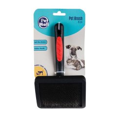 Pet Dog/Cat Brush Rubber Fine Wire - 4 Pack