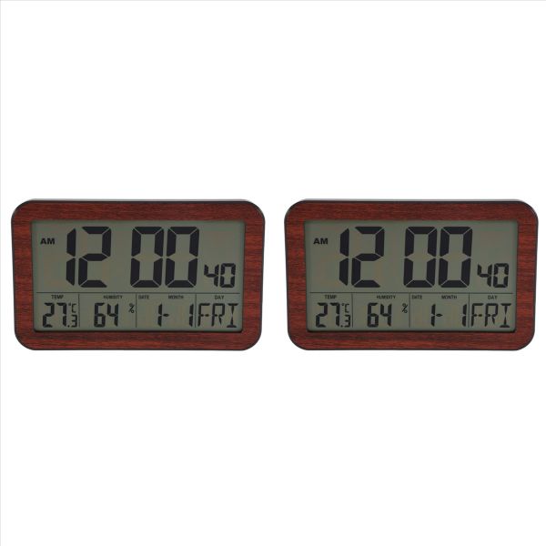 Large Screen Digital Wall Clock Home Electronic Wall Clock B