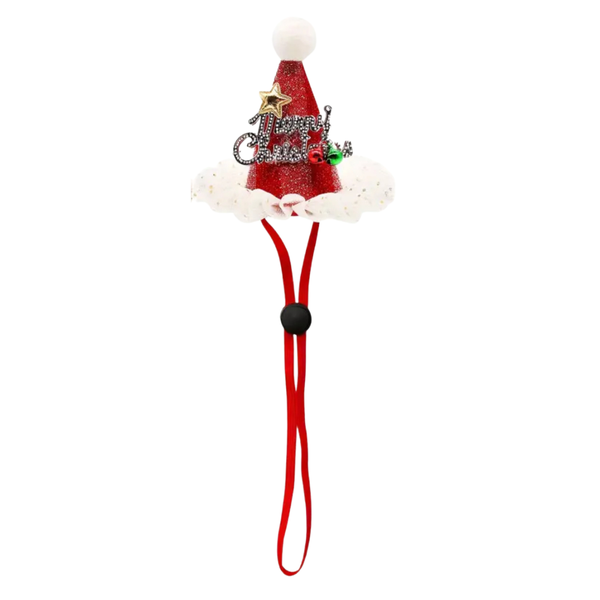 Adjustable Christmas Festive Dog Hat